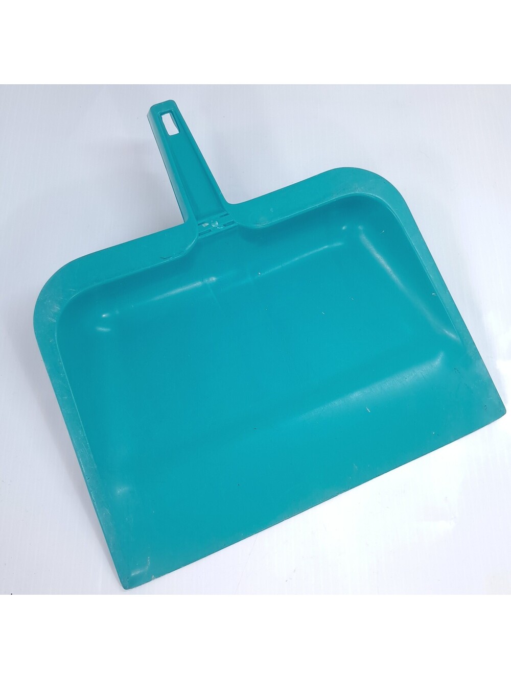 Vintage Rubbermaid dustpan Dust Pan Teal blue green Flat Edge 2003-51 2003